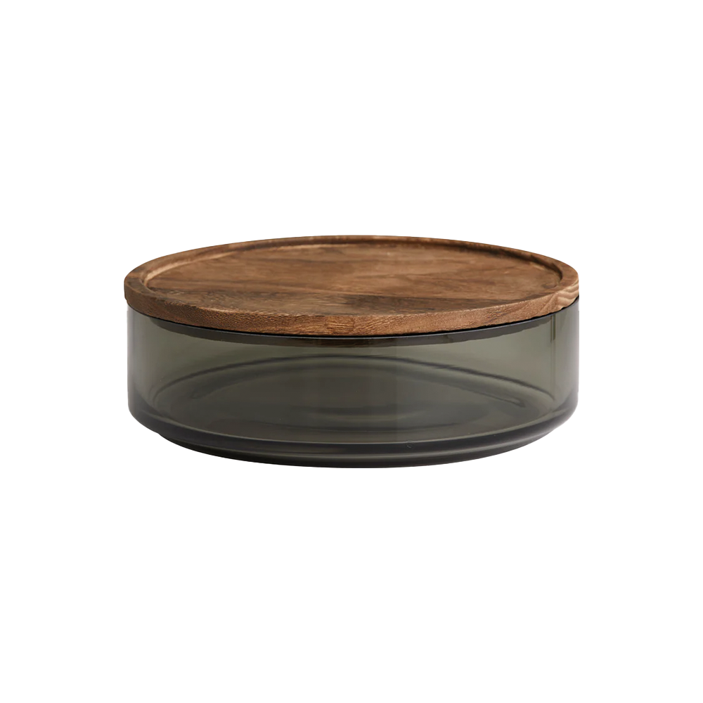 Basil Vorratsdose L mit Holzdeckel