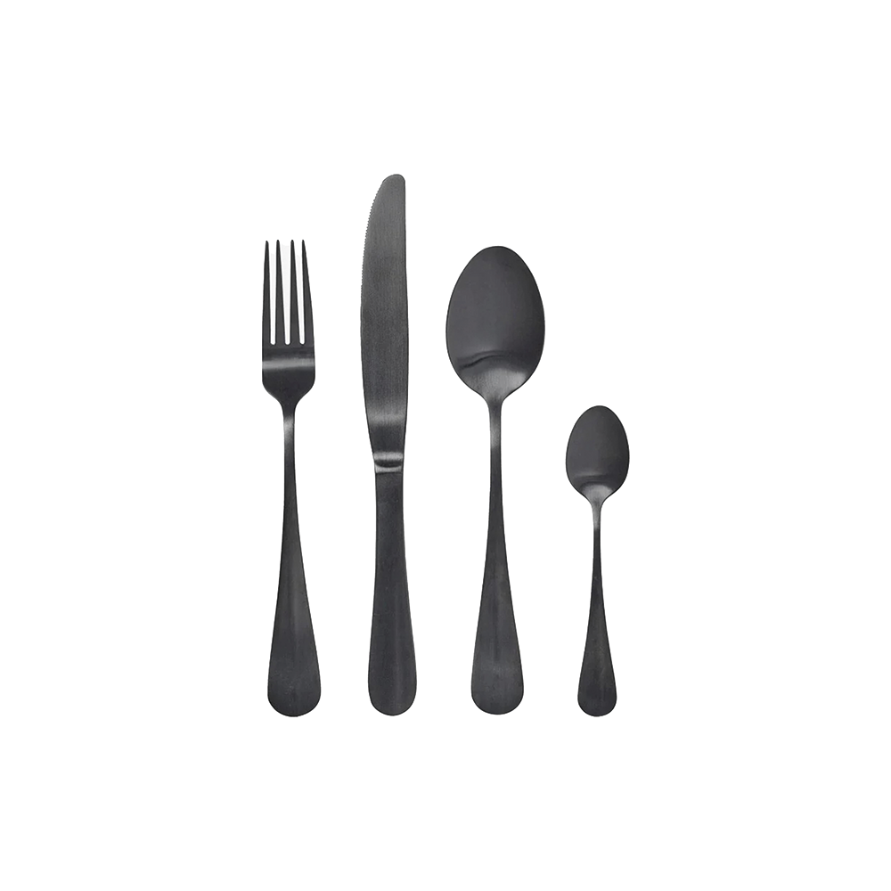 Black Besteck Set 4er
