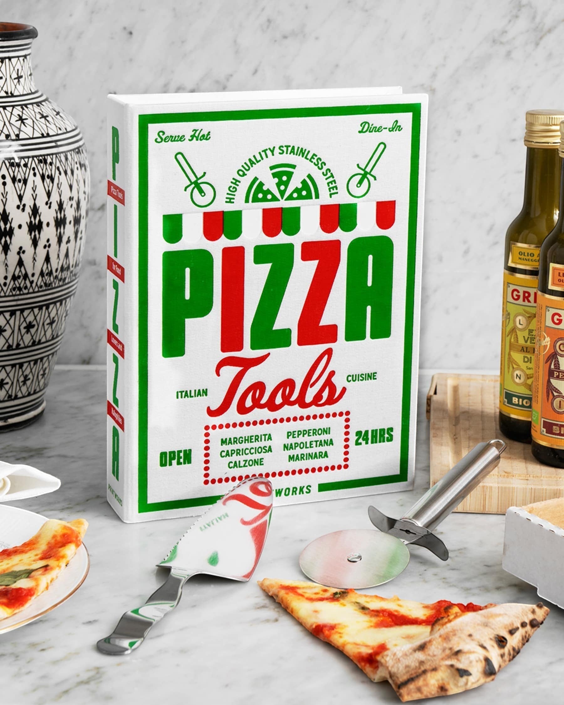 Essential Kit für Pizza-Abende – stilvolles Pizzaset aus Edelstahl - GUNDT HOME