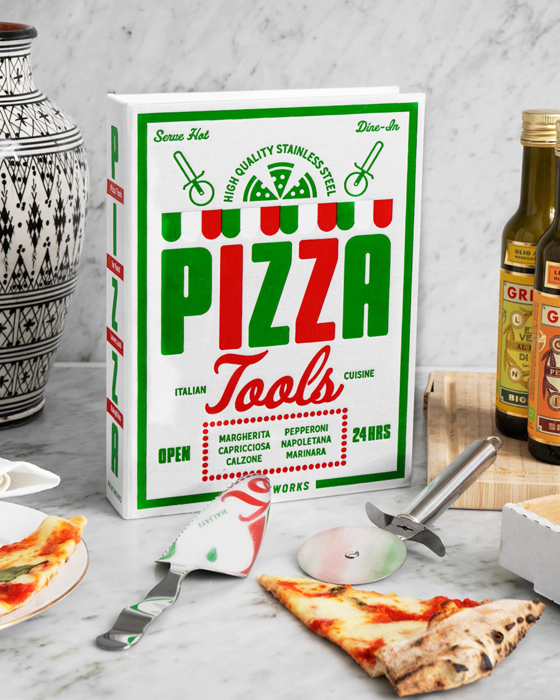 Essential Kit für Pizza-Abende – stilvolles Pizzaset aus Edelstahl