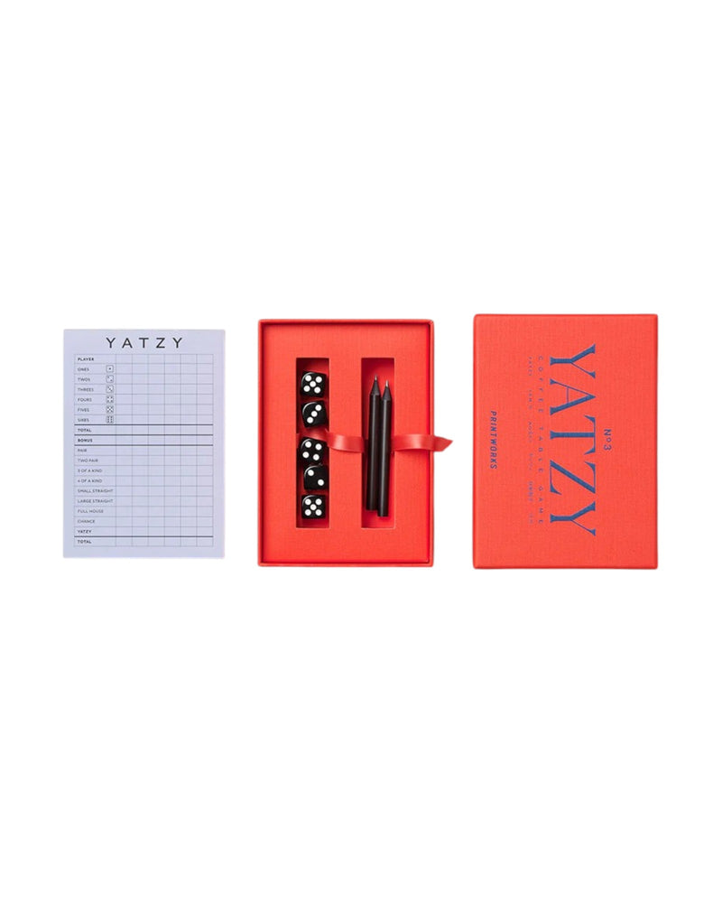 PRINTWORKS Yatzy Classic Rot - GUNDT HOME