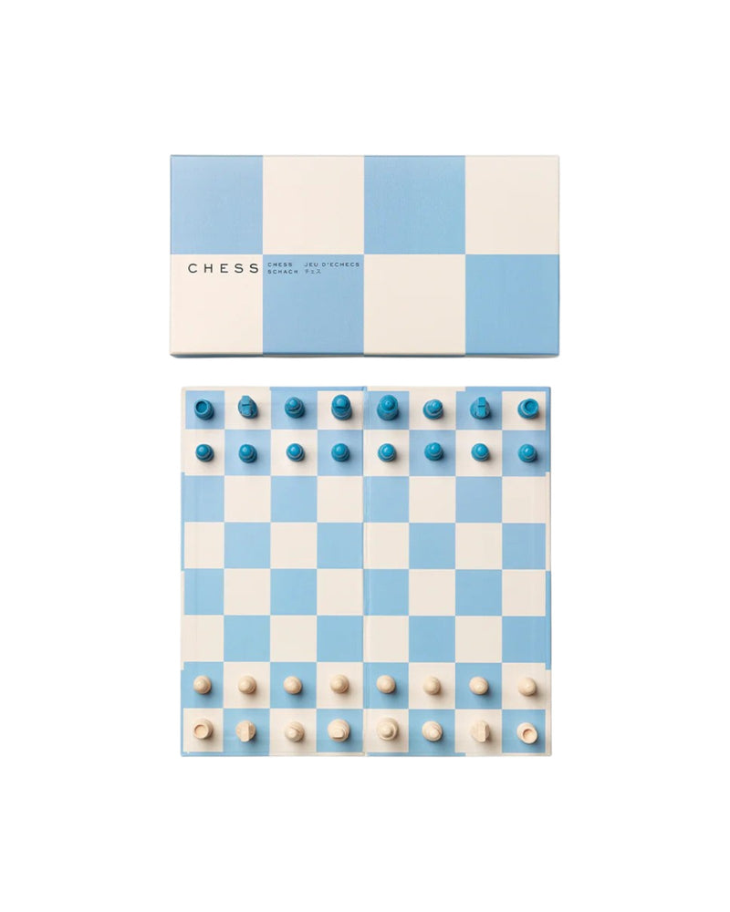 Schach Spiel Blau - GUNDT HOME