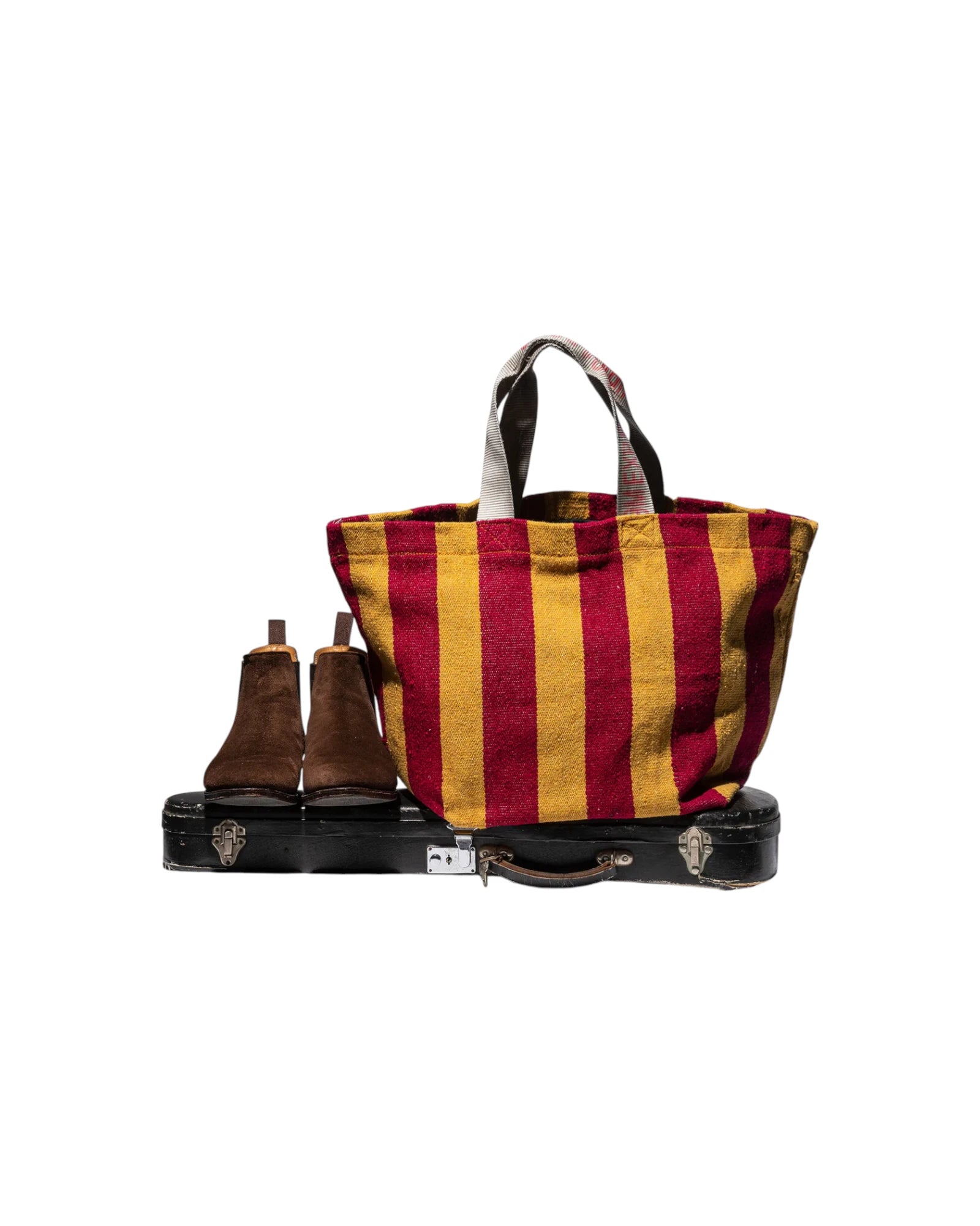 Rug Bag Mustard x Burgundy - GUNDT HOME