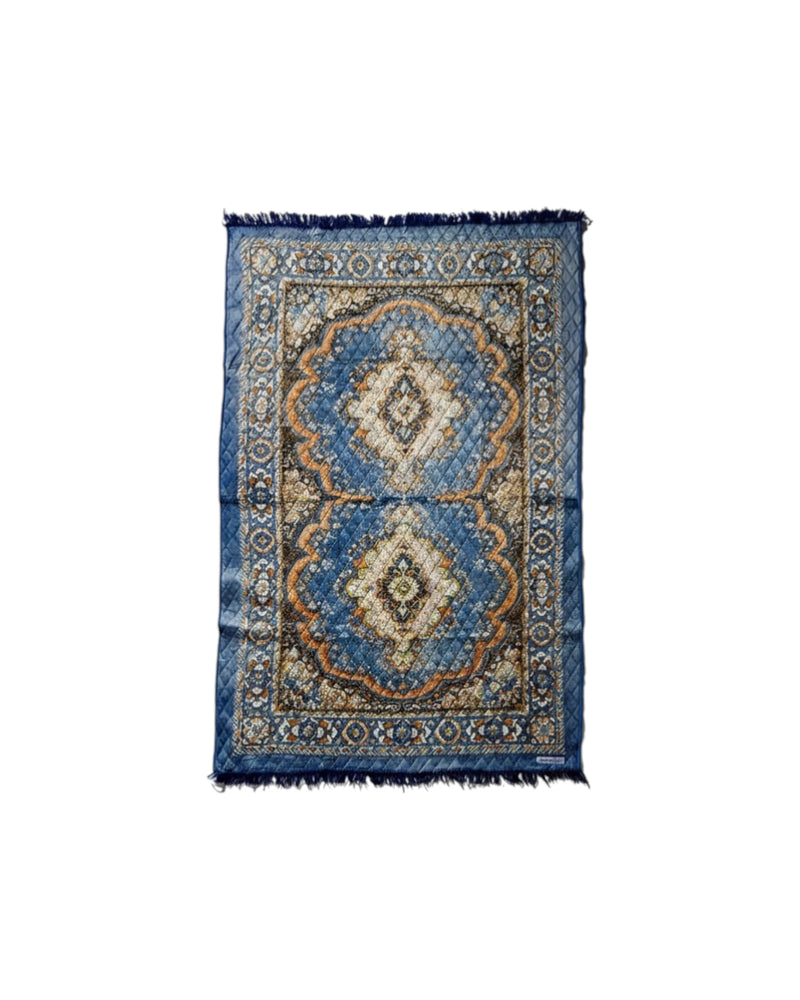 Indian Festival Rug Blue - GUNDT HOME