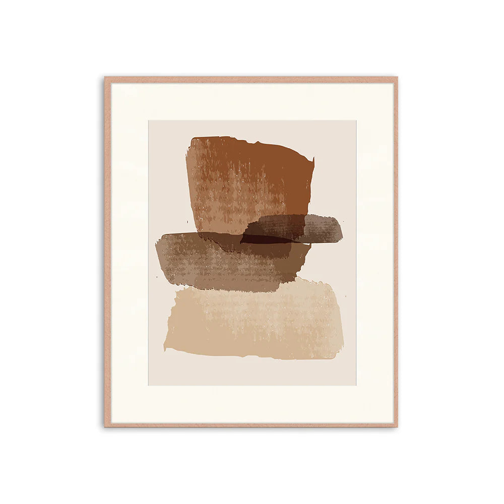 Abstract Brown Shapes II - GUNDT HOME