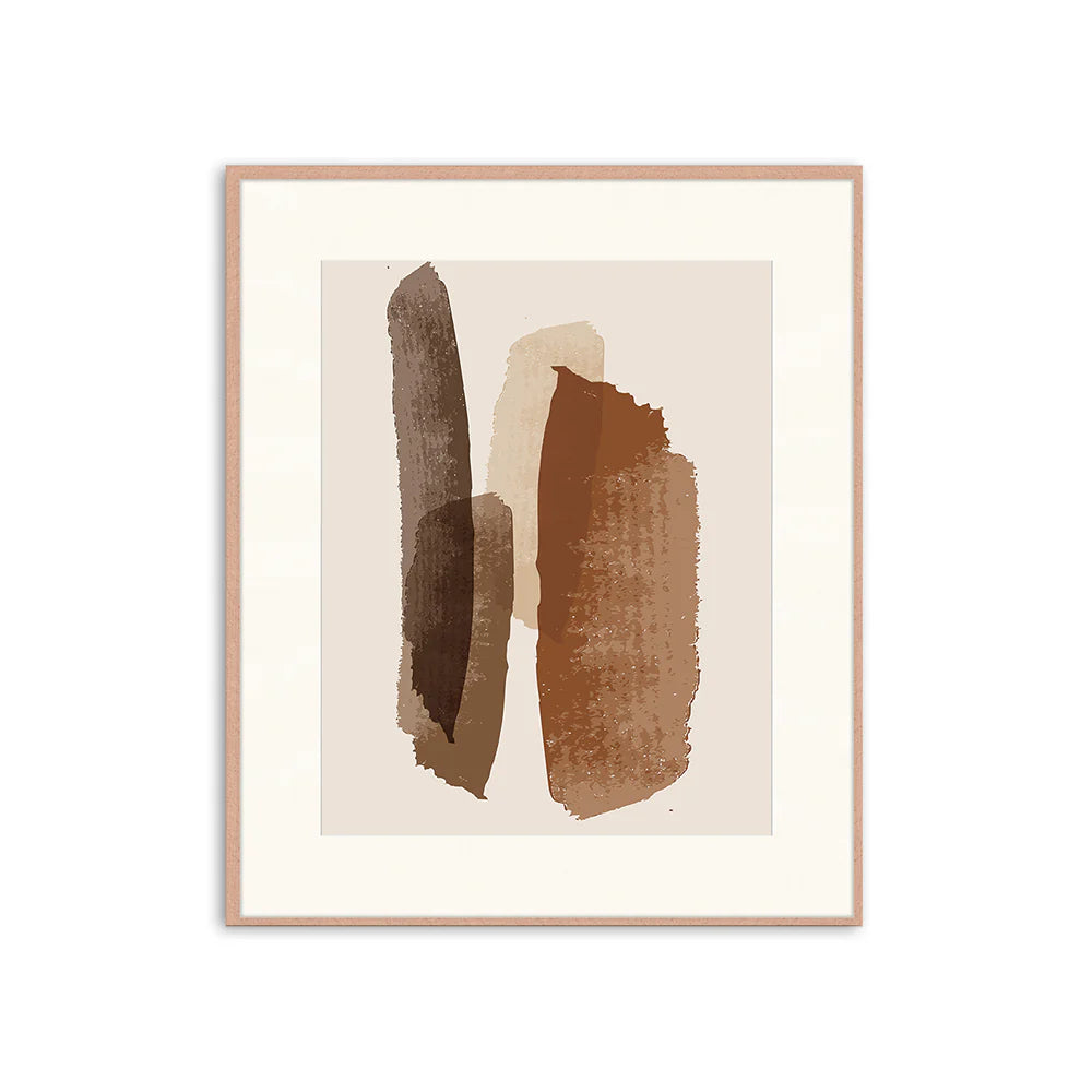 Abstract Brown Shapes - GUNDT HOME