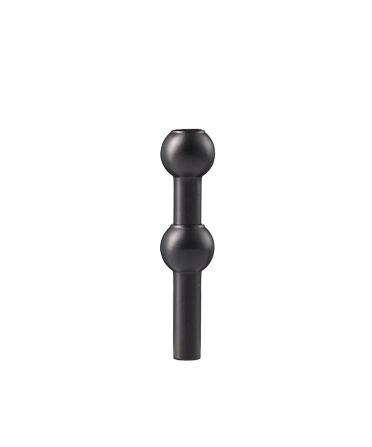 Vase Schwarz – ikonisches Design für das modulare Kerzenhalter-System - GUNDT HOME