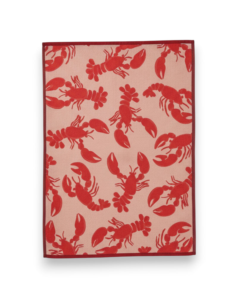Geschirrtuch Bonne pêche rot: 50 x 70 cm - GUNDT HOME