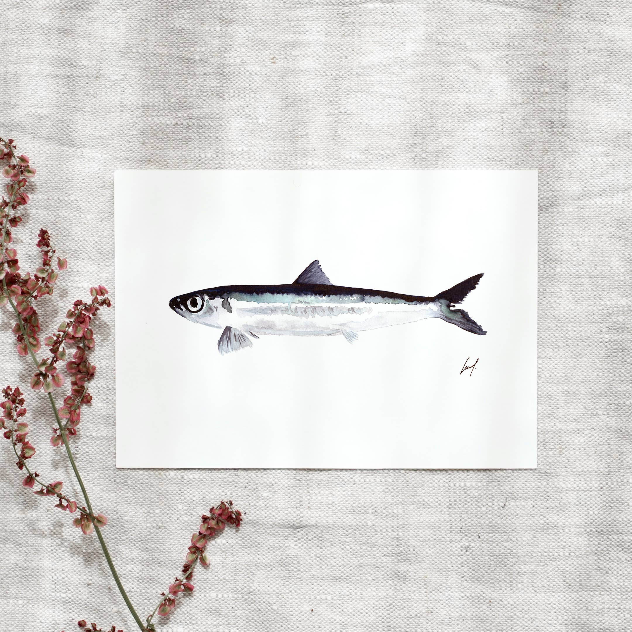 Postkarte - Fish - GUNDT HOME