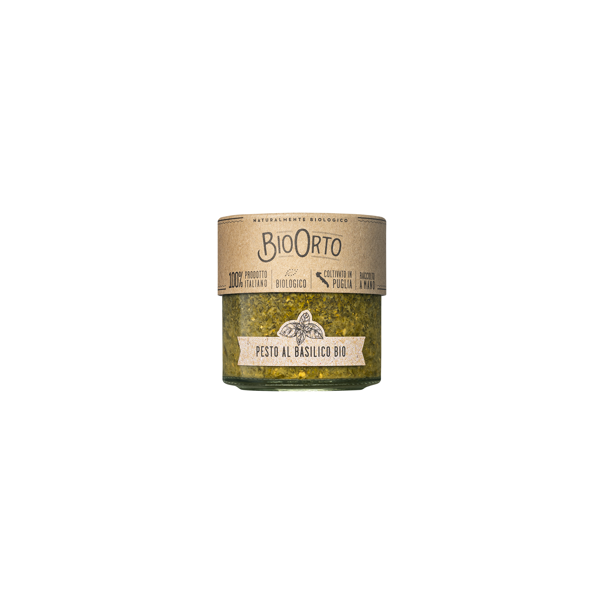 Bio-Basilikumpesto: 180g mit Knoblauch - GUNDT HOME