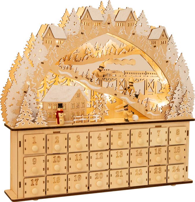 Adventskalender Skivergnügen | Weihnachten | Holz