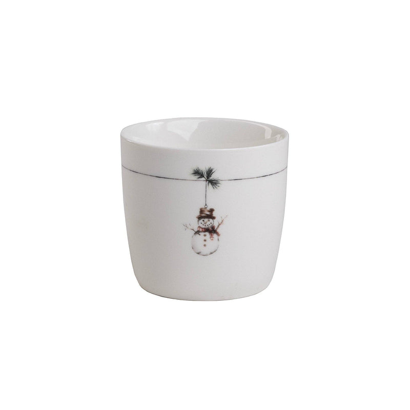 Sögne Krus White Christmas Schneemann- Tasse