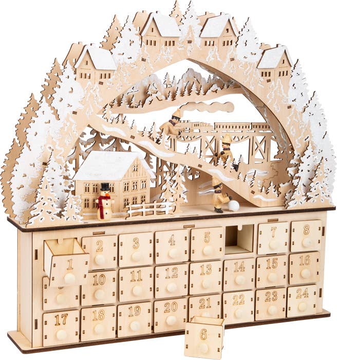 Adventskalender Skivergnügen | Weihnachten | Holz