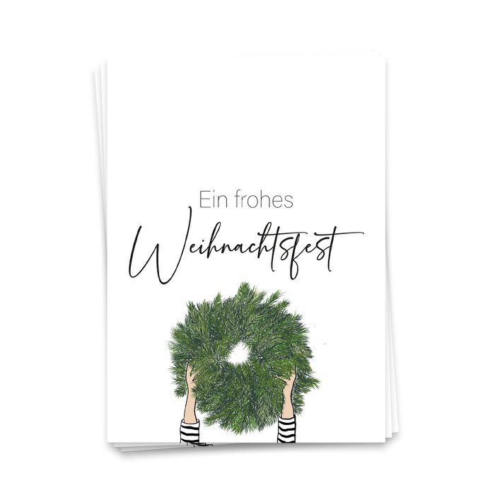 Ein frohes Weihnachtsfest - Postkarte