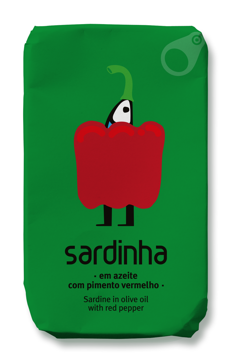 Sardinen in Bio-Olivenöl mit Bio-Roter Paprika