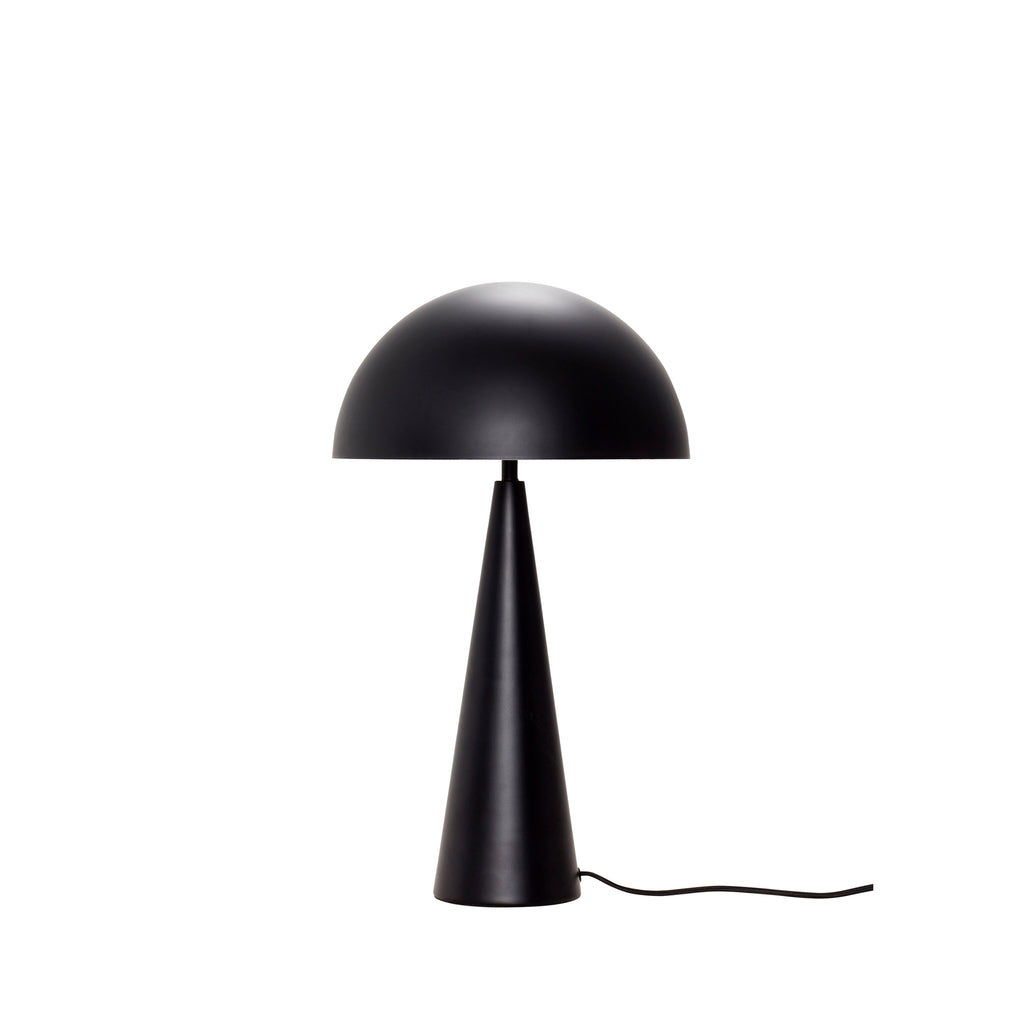 HÜBSCH Mush Tischlampe Tall Schwarz