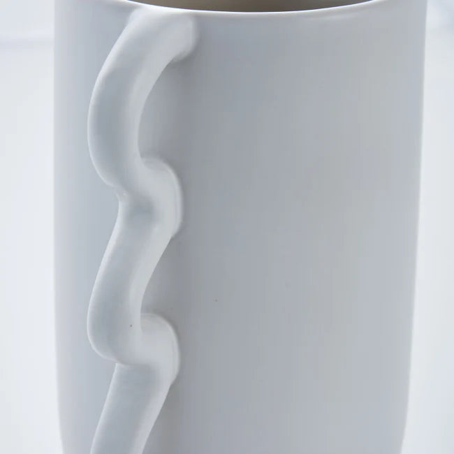 Suselle Vase 20,3 cm. weiß - GUNDT HOME