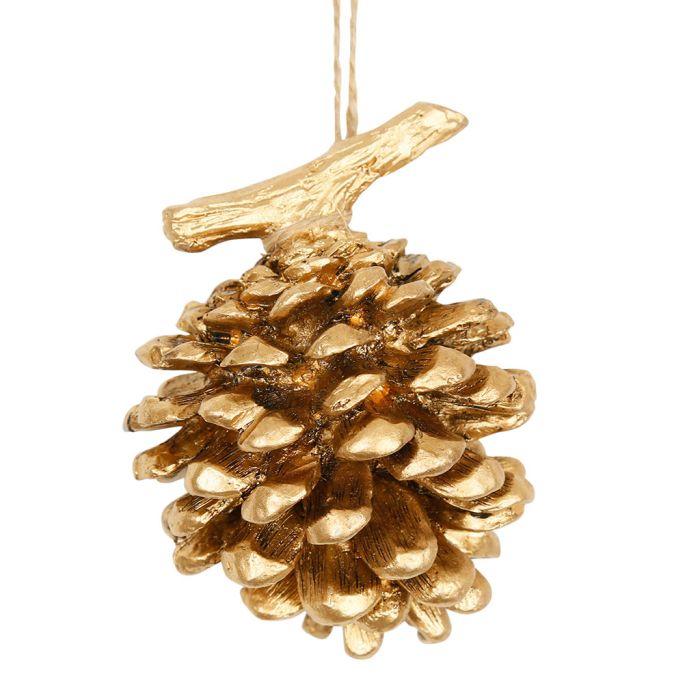 Weihnachtsbaumschmuck Pinie Gold - GUNDT HOME