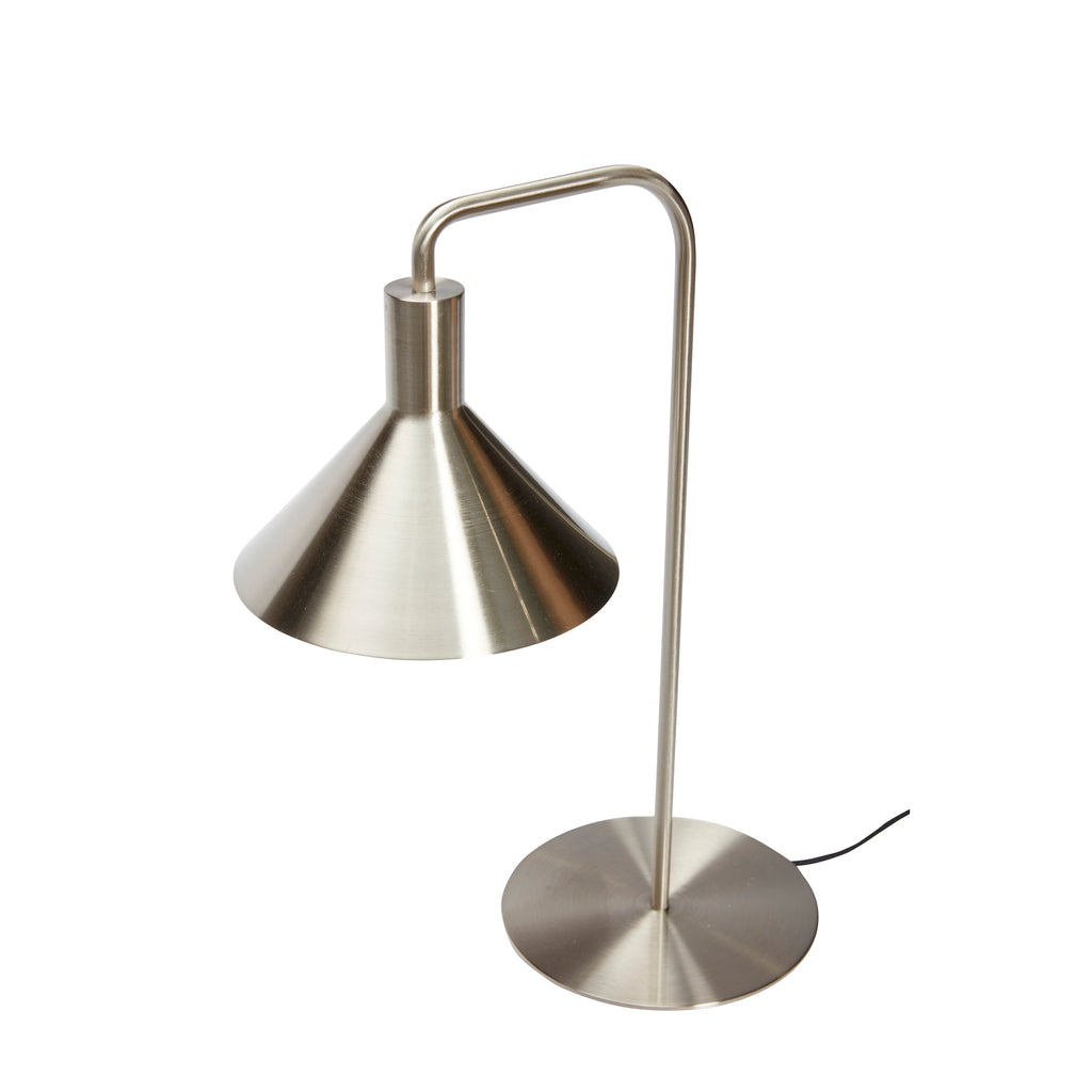 HÜBSCH Solo Tischlampe Nickel