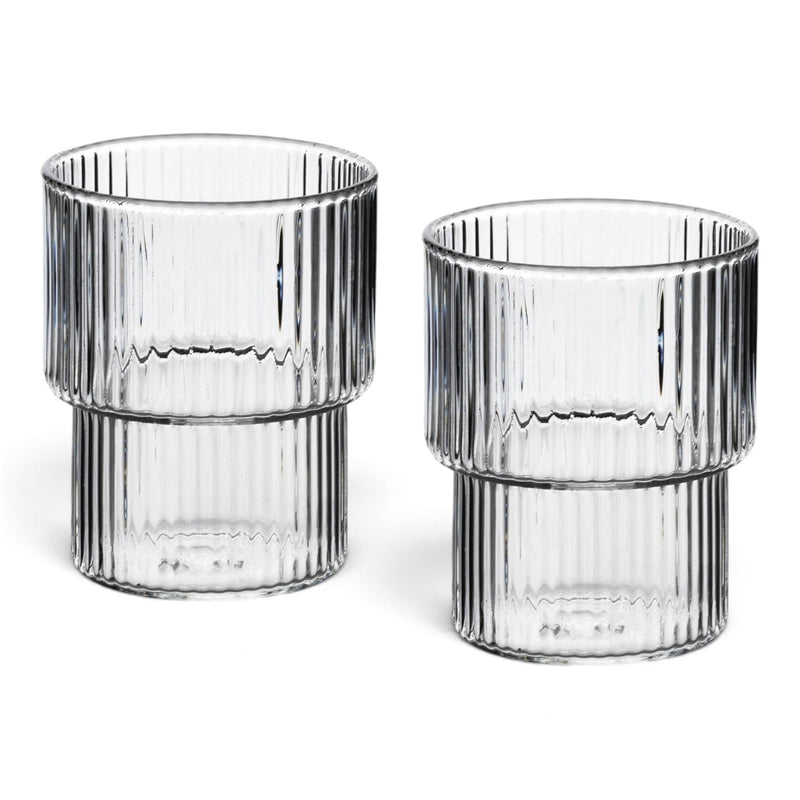 Trinkglas STRIPES, klar, 4er-Set