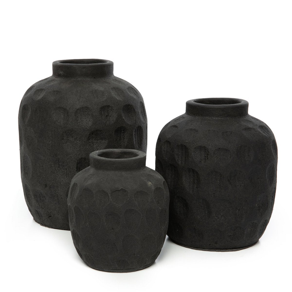 Die trendige Vase - Schwarz - L