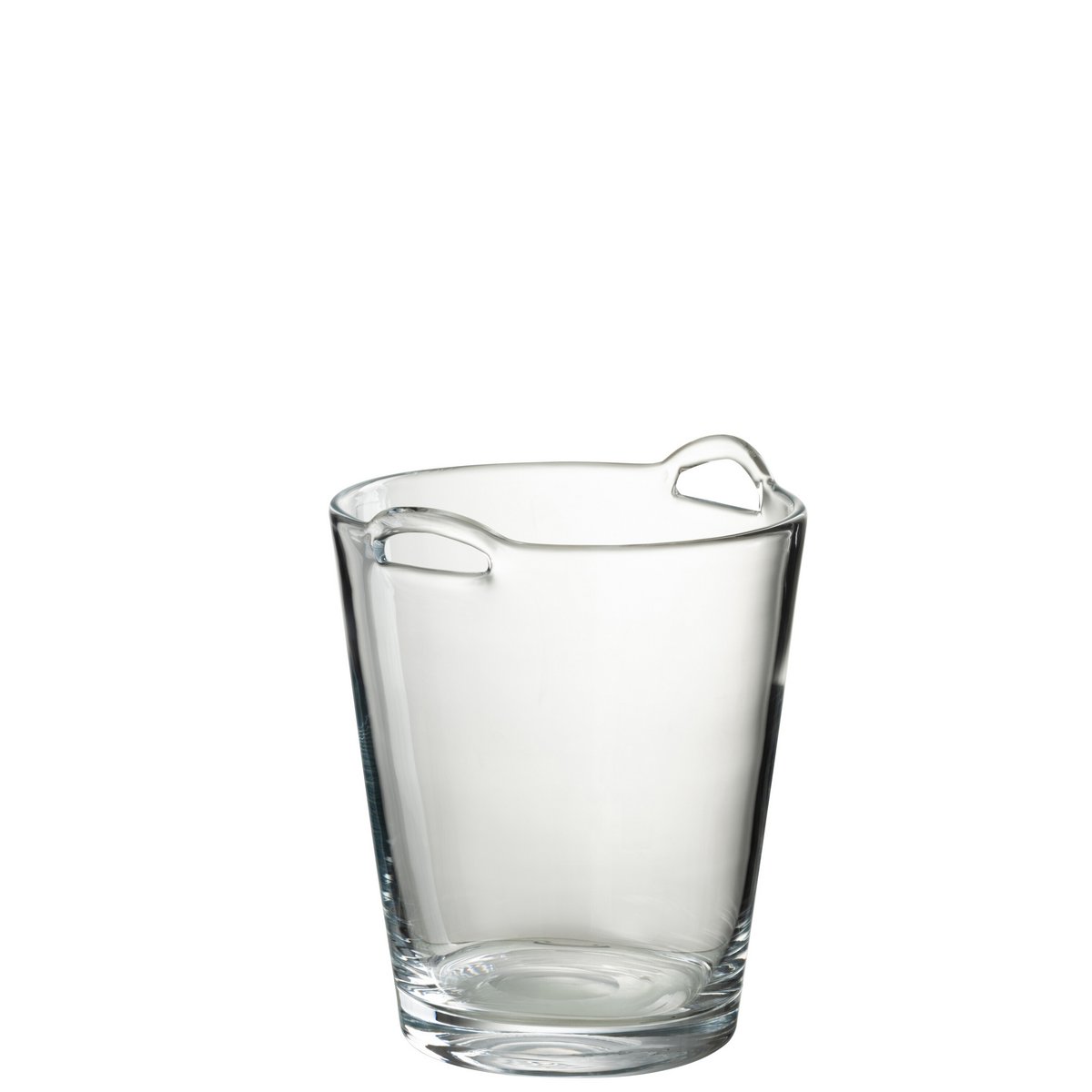 J-Line Eiskübel, rund, Glas, transparent